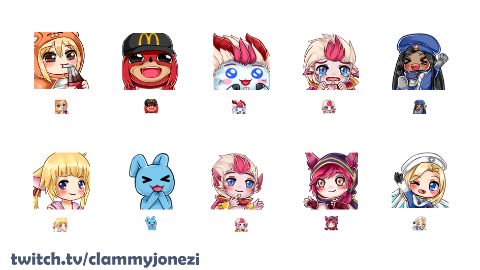 FOR HIRE AnimeCartoon Style Commissions including twitch emotes  sub  badges  rartcommissions